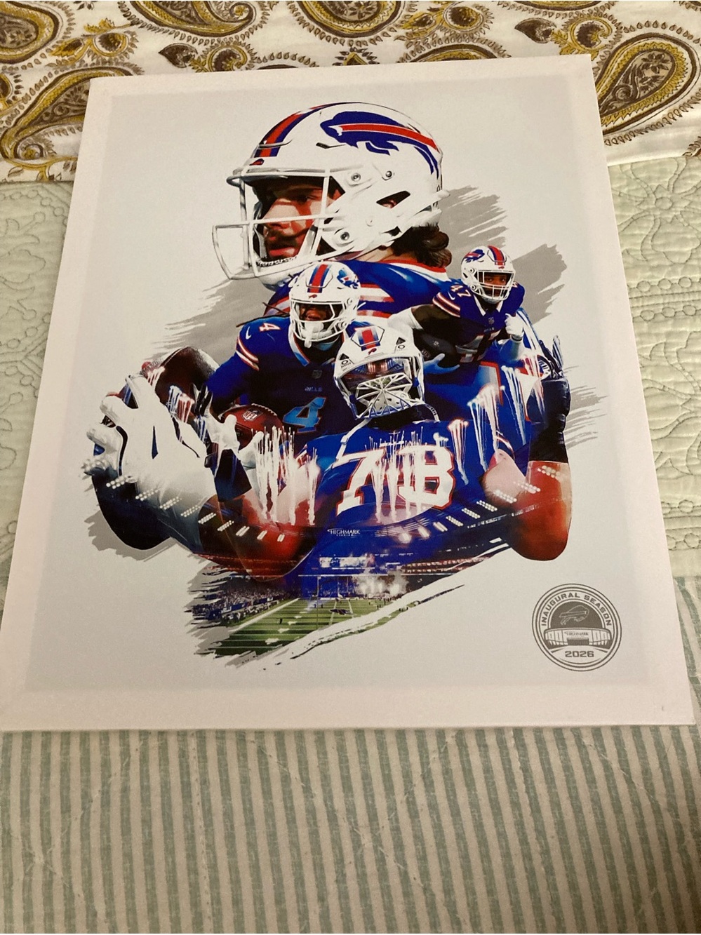 New Buffalo Bills New Highmark Stadium 2026 Commemorative Canvas Art